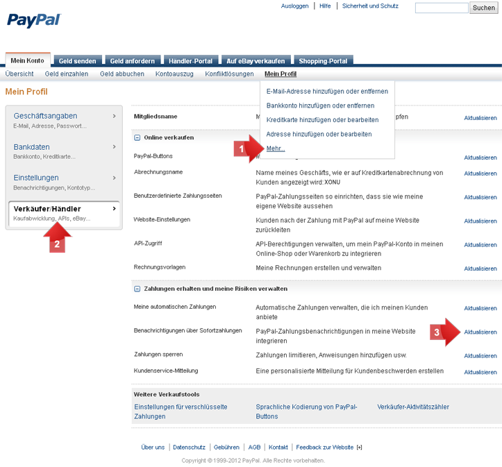 Paypal In Magento Einrichten Magento Training Und Beratung